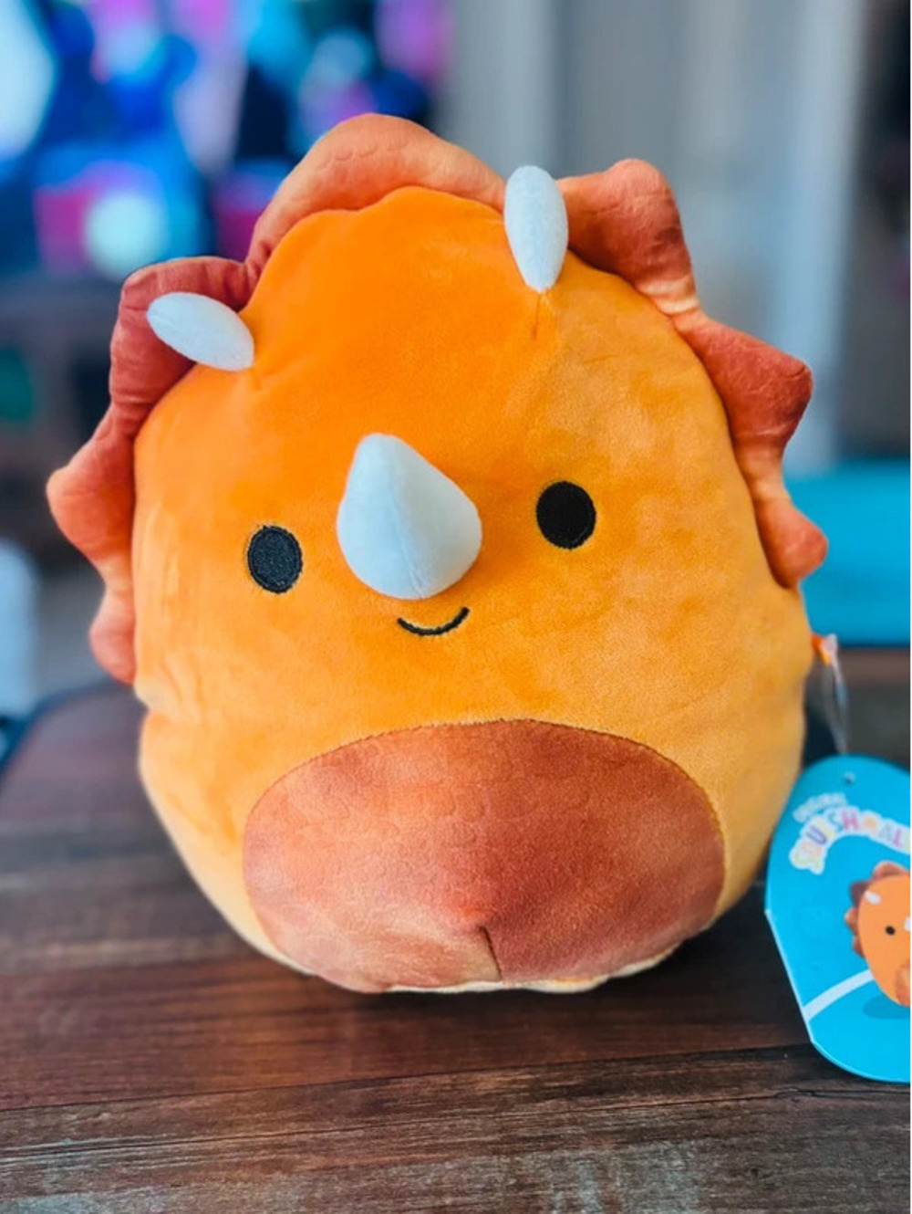 8 in. NWT Squishmallow “Lyan” the triceratops